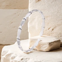 New Arrival 925 Sterling Silver 20g Elegant Small Fish Style Bracelet, Fashion Accessory For Women, Suitable For Party, Wedding, Jewelry Gift - Antique Silver - View 7