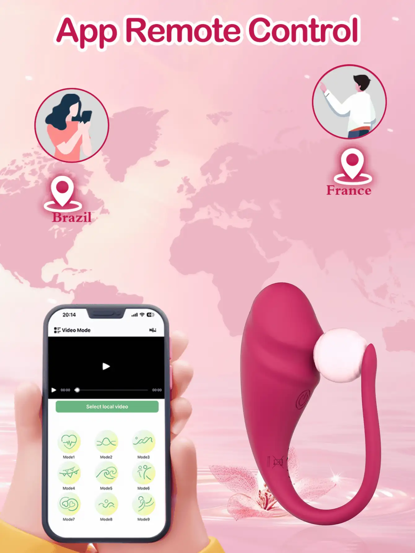 App Controlled Long Distance Jump Egg Vibrator With 9 Vibration Modes,Rechargeable Adult Sex Toys For Women Couples,Clitoral G Spot Stimulator,Vibrating Egg,Vibrator 18+ Sexual Wellness,Sex Toys Vibrator