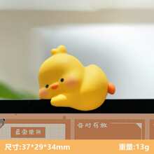 New Office Computer Decorations Party Cute Park Cute Duckling Flatbed Small Decoration Car Best Gifts Birthday Graduation