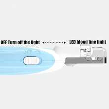 1PC Whale-Shaped LED Light Cat/Dog Lover Gift And Dog/Cat Mom Love Pet Nail Clipper,Convenient And Quick With Palm-Fit DesignNail Care Made Easy For Cat/Dog Lover Gift And Dog/Cat Mom Love Pets With Bright LED Illumination! - Multicolor - View 3