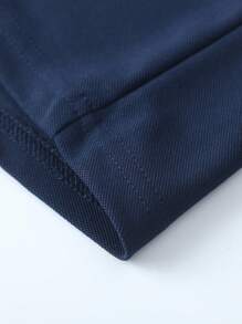 Conjunto de 3 Camisas Polo de Verão Esportivas Masculinas de Manga Curta, Camisetas Polo de Manga Curta Elásticas, Adequadas para Corrida, Exercícios e Jogar Tênis e Golfe, Camisetas de Manga Curta