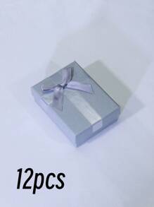 1/2/12pcs Jewelry Box, Gift Packaging Box Suitable For Packaging Ring, Pendant, Necklace, And Earring, Perfect Gift Box For Any Occasion