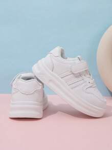 2025 年春季婴幼儿软底运动鞋防滑透气小童运动鞋 - 白色 - 查看 2