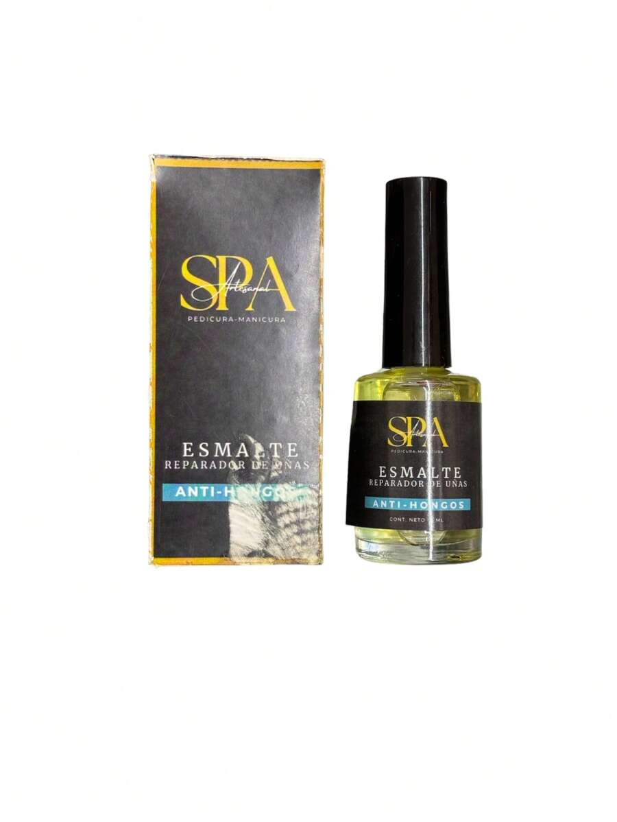 Esmalte Anti Hongos y Reparador de Uñas de 16 ml ML Nails, Tratamiento Fortalecedor para Uñas Quebradizas y Dañadas, Fórmula Antibacteriana y Antifúngica de Acción Rápida, Elimina Hongos y Protege Contra Infecciones, Regenerador y Endurecedor de Uñas, Previene Decoloración y Fragilidad, Hidratación Profunda con Vitaminas y Extractos Naturales, Ideal para Uñas de Manos y Pies, Uso Diario y Profesional, Perfecto para Uñas Débiles y Descamadas, Fórmula No Grasa de Rápida Absorción, Efecto Restaurador y Nutritivo, Previene Uñas Amarillas y Engrosadas, Protección Contra Factores Externos, Compatible con Manicura y Pedicura, Apto para Uñas Naturales y Acrílicas, Ideal para Tratamientos en Casa y en Salón de Belleza, Producto Profesional para el Cuidado de Uñas, Fórmula Vegana y Libre de Crueldad Animal, Recomendado para Pies y Manos Expuestos a Humedad. - Amarillo - Ver 1