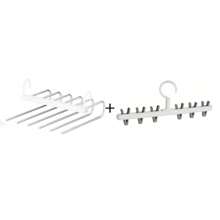 1pc Foldable PET Pants Hanger,Japanese Style Simple White Multifunctional Cloth Hanger