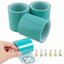 Cinta de papel de resina UV Herramientas DIY para manualidades de resina epoxi Marco de metal Pegamento adhesivo anti-fugas Fondo transparente Herramientas para hacer joyería
