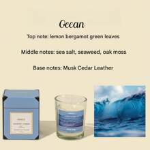 1 件 50 克玫瑰香味大豆蜡烛，家居装饰，送给朋友和家人的礼物，香味芳香疗法蜡烛