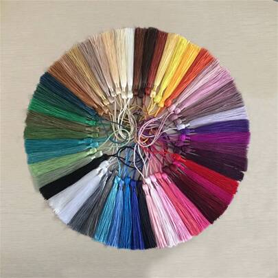 50 pezzi/confezione Nappine con frange da 13 cm Trina con nappe per cucire accessori per tende, decorazione fai-da-te per matrimoni