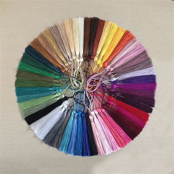 50 sztuk/opakowanie Frędzle 13 cm Frędzle Tassels Trim do szycia Akcesoria do zasłon DIY Dekoracje ślubne