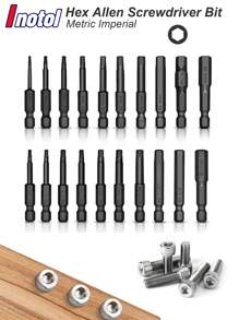 六角头内六角扳手 钥匙 电钻头套装 1/4 英寸螺丝刀 S2 钢螺丝刀延长适配器 安全磁性头