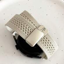 22 毫米运动休闲编织尼龙磁性表带，兼容三星 Galaxy Watch 7 6 5 4 40 毫米 44 毫米 / Watch 5 Pro 45 毫米 / Galaxy Watch 4 Classic 42 毫米 46 毫米 43 毫米 47 毫米 / Watch 3 / Active 2，男女通用 - 22mm - 查看 10