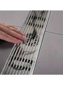 1 Roll 196.85 Inch Bathroom Hair Catcher, Toilet Drain Filter, Self-Adhesive Kitchen Sink Strainer, Shower Drain Trap, Disposable Mesh Sink Strainer - Multicolor - View 7