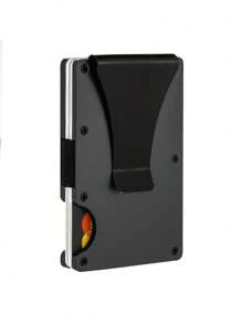 1 Piece Minimalist Wallet With RFID Shielding Function, Ultra-Thin Credit Card Clip, Aluminum Wallet, Suitable For Both Men And Women, Metal Wallet, Men's Front Pocket Can Be Used As A Gift, Multiple Colors, Minimalist Slim Fit