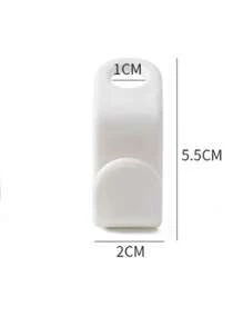 10 件装 S 型衣架挂钩，衣柜和橱柜服装衣架 - 白色 - 查看 3