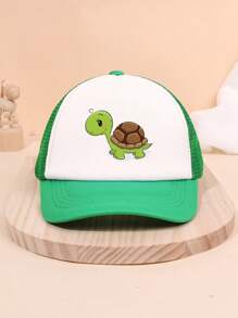 2pcs/1pc Multiple Colors Casual Game Console Stitching Mesh Baseball Cap, Sun Protection Comfortable Breathable Cap For Summer Holiday Outdoor Traveling Boys And Girls Accessories