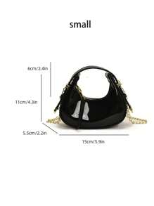 Chic Shoulder Bag For Women, Fashionable Crescent Design, Suitable For Shopping, Parties, Summer - Multicolor - View 13