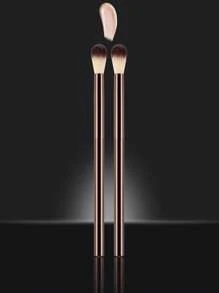 1 pieza / 2 piezas Juego de brochas de maquillaje multifuncionales, incluida brocha resaltadora, regalo para mujeres, fácil de llevar de viaje