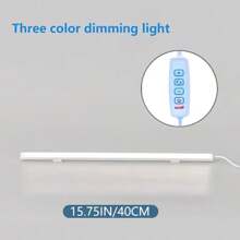 LED Light Strip, Adjustable 3 Color Temperatures (3000K, 4000K, 6000K), Dimmable, With Switch Control, Suitable For Bedroom, Reading, Kitchen, Cabinet, Wardrobe, Entrance, Porch, Storage Cabinet, Wine Cabinet Lighting, USB Plug With Button Switch - White - View 14