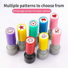 1pc Teacher's Encouragement Stamp - Motivational Classroom Reward & Feedback Stamp, Motivating Rating Stamp Set, Designed For Educators, ABS Material, Self-Inking