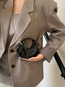 Chic Shoulder Bag For Women, Fashionable Crescent Design, Suitable For Shopping, Parties, Summer - Multicolor - View 18