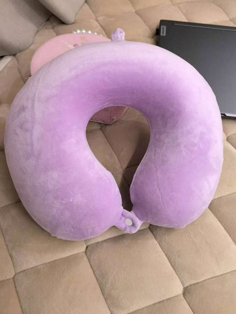 Cuscino da viaggio a forma di U con memory foam rimovibile