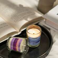 1 件 50 克玫瑰香味大豆蜡烛，家居装饰，送给朋友和家人的礼物，香味芳香疗法蜡烛