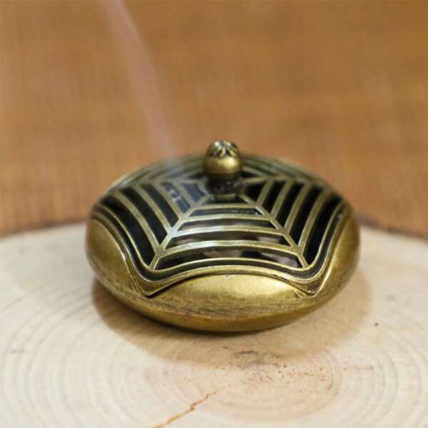 1pc Vintage Style Mini Good Luck Vallende Wierookbrander, Draagbare Tafelwierookhouder Voor Theeceremonie, Woondecoratie