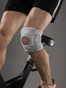 VBOSI 1pc Unisex Upgraded Anti-Slip Breathable Adjustable Knee Pad With Silicone Cushion, Perforated Design For Basketball, Running, Weightlifting, Fitness, Sports Knee Support - Multicolor - View 7