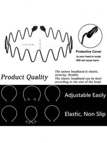1pc Metal Headband,Wavy Headband,Geometric Headband,Simple Headband,Black Headband,Spring Headband,Basic Headband/Non-Slip Grip,Comfortable Fit,Everyday Versatile,Various Hairstyles/Festival Gift,Birthday Gift,Anniversary Gift/Adult Women,Fashion Influencer,Hairstyle Lover,Business Woman,Elegant Woman,Cool Girl