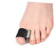 2 piezas de Separador de dedos de silicona, transpirable, suave, antideslizante, color negro, para lavar a mano únicamente, para diversos tipos de calzado