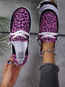 New Lace-Up Plus Size Women Casual Loafers, Breathable Soft Sole Sneakers, Slip-On Slouchy Shoes, Autumn/Spring