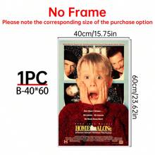1/6Pcs Home Alone - Movie Posters Wall Arts - 90's Movie Posters - Canvas Wall Decorate - Home Alone Movie Poster For Living Room Bedroom Decor Gifts Birthday Graduation