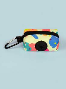 1pc Fashionable Dog Poop Bag Holder With Leash Attachment (leash And Poop Bag Not Included)