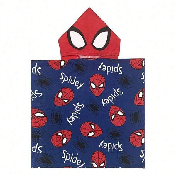 Marvel Marvel Spider Man Patterned Cartoon Cartoon Bath Towel, Beach Towel, Suitable For Beach, Bathroom, And Home Bath Towels, Bathrobes, Lightweight And Portable Travel Beach Towel