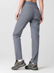 Women's Summer Outdoor Utility Pants, Lightweight Tactical Hiking Trousers With Multiple Pockets, Suitable For Outdoor Exercise, Fishing, Camping, Casual Daily Wear, Comes With Belt, Grey