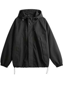 Women's Outdoor Breathable Windproof Waterproof Plain Color Softshell Jacket (Single Jacket) - Black - View 7