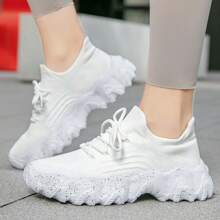 2025 Spring/Summer Fashionable Women Mesh Soft Bottom Casual Couples Versatile Lightweight Cushioned Running Sneakers