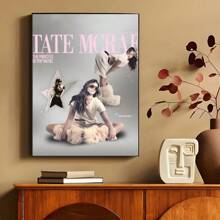 1PC Tate McRae Singer Canvas Painting Cafe Bar Room Wall Decoration No Frame - Multicolor - View 12