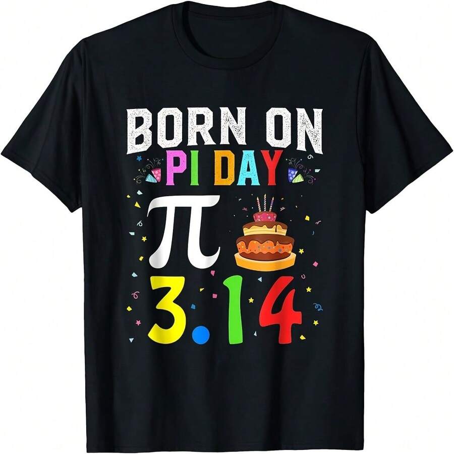 Camiseta para mujer con el regalo de cumpleaños divertido del 14 de marzo que dice "Nacido el día de Pi"