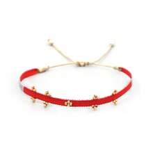 Bohemian Style Braided Bracelet, Men's Stackable Bracelet, Colombia Fashion Women's Beach Holiday Bracelet - Multicolor - View 9