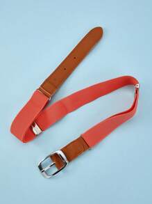 1pc Kids/Student Elastic Waist Belt With Adjustable Buckle - one-size - View 13