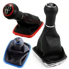 1 pezzo Pomello del cambio manuale a 5 velocità disponibile nei colori nero-argento, nero-rosso e nero-blu, adatto per Golf 4 IV MK4 GTI R32 e Bora Jetta con un diametro di installazione di 12 mm.