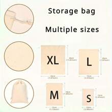 This Is A Fabric Storage Bag Made Of Imitation Linen Material. Multiple Sizes To Choose From. The Perfect Storage Bag For Small Items Such As Jewelry And Candy. Drawstring Style Design, Convenient To Close Storage Bag. The Material Is Tough And Not Easily Damaged Or Torn.