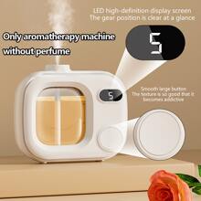 1 Stück 500mAh wiederaufladbarer Ultraschall-Aroma-Diffuser, intelligente digitale Anzeige, 5 einstellbare Modi, für Tisch oder Wand, Lufterfrischer & Geruchsentferner, geeignet als Valentinstags-Geschenk für Paare, Freund/Freundin