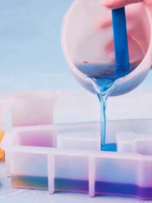 100ml-600ml Siliconen Maatbeker Transparant Met Schaal Scheidingsbekers DIY Cake Epoxyhars Sieraden Maken Gereedschap