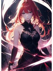 1PC Anime Kawaii Sweet Lovely Girls Sexy Figure Poster Ideal Gift Canvas Painting Posters And Print Wall Decor Room Decoration Wall Art Pictures Aesthetic For Living Home Bedroom Decor No Frame