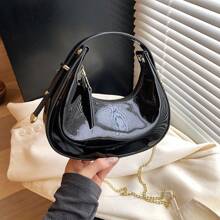 Chic Shoulder Bag For Women, Fashionable Crescent Design, Suitable For Shopping, Parties, Summer - Multicolor - View 4