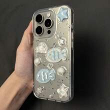 Étui de téléphone compatible avec 16/15 Promax, étui de téléphone transparent anti-chute compatible avec le nouvel 16 Pro, 13/12. Colle anti-chute