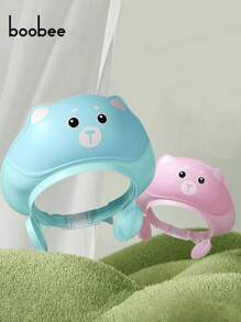 1 件装婴儿洗发帽，卡通熊设计防水浴帽，可调节尺寸婴儿耳朵和眼睛保护浴帽，婴儿洗澡、新年的完美礼物 - 嬰兒洗頭帽 - 查看 1