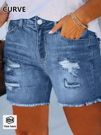 夏季高品质紧身大码牛仔短裤女修身休闲修身热裤性感辣妹裹臀超级短裤